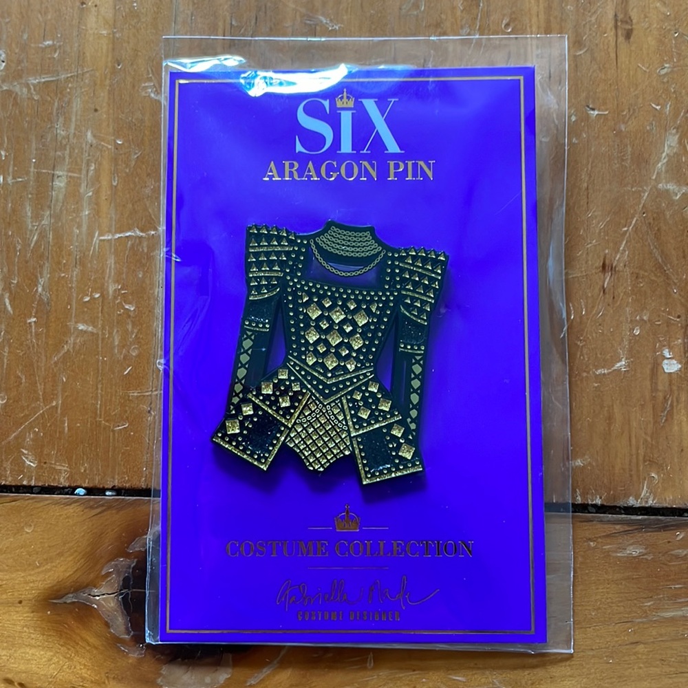 Six Broadway Musical Aragon Costume Pin!